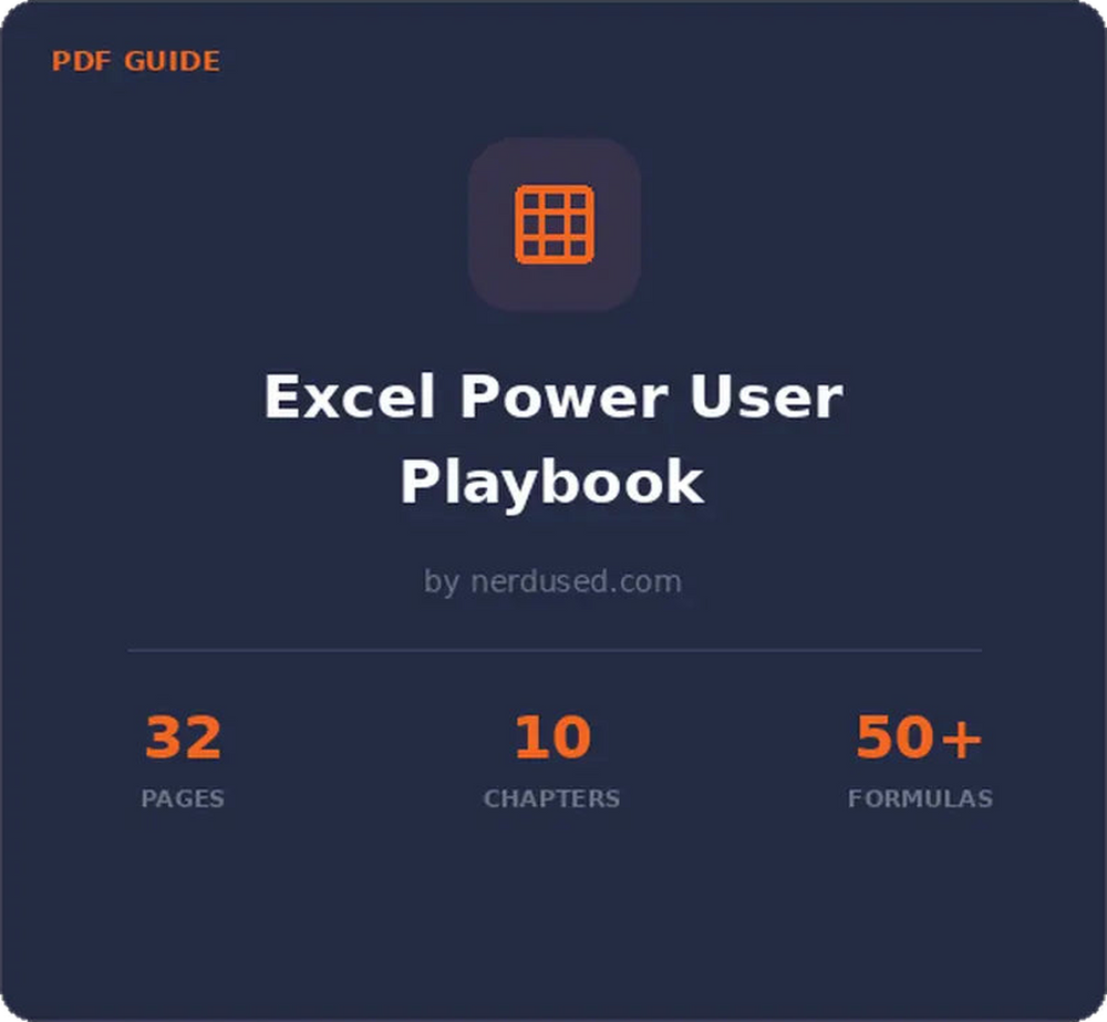 Excel: From Zero to Power User (eBook)